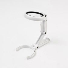 Folding magnifier, with a stand, lens 60.15mm, backlight