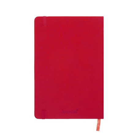 Leduced A5, 140l, cage, leatherette, elastic band, black cut, fuchsia-12