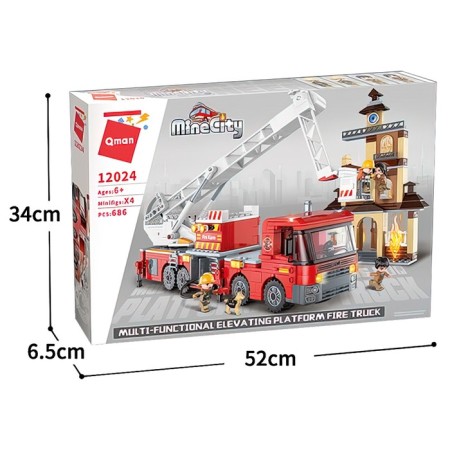 Designer Fire Brothers "Fire in a high -rise building", 686 parts-4
