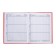 Universal diary for grades 1-11 gold on red, hard cover, matte lamination, 3D foil, 40 sheets