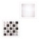 Folding box under 25 sweets, white, 22 x 22 x 3.3 cm