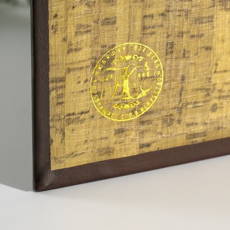 Safe Brush Tree to the leatherette "Alexander Dumas. Count Monte Cristo" 3d embossing 21x13x5 cm-3