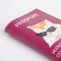 Cover for passport, pink color