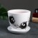 Flower pot "Birds" 1 l, white