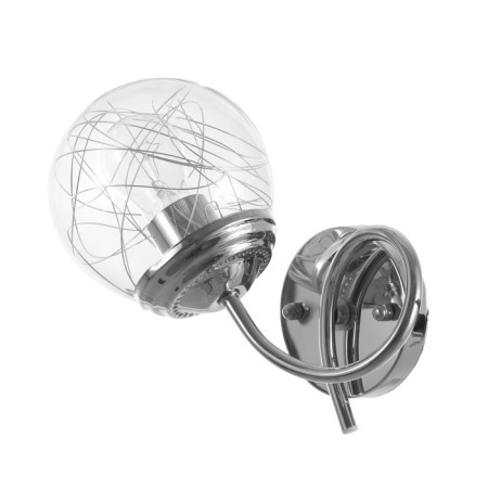 Bra "franny" E27 40W silver 19x15x26 cm-3
