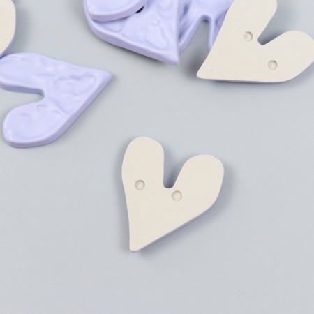 Decor for creativity Plastic "Mumbled" Lilac matte 0.3x2.3x2.9 cm-1