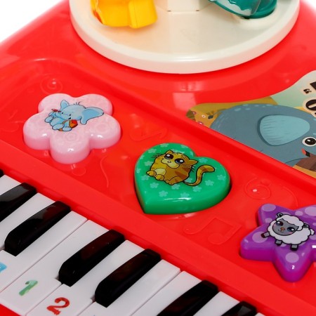Piano "Funny animals", light-4