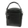 Male bag, genuine leather, black 17x5x22 cm