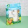 A set of magnets for coloring 4 pcs "dinosaurs", paint 6 cv 2 ml, brush