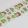 Plastic sticker with gold stroke "Girls and Hobbies" MIX 6.7x30.2 cm