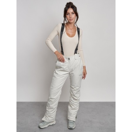 Semi -combinezone female ski insulated, size 46, white color-17