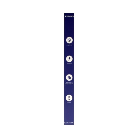 EXPLOYD EX-K-1386, Lightning-USB, 2.4 A, 0.25 m, silicone braid, white-4