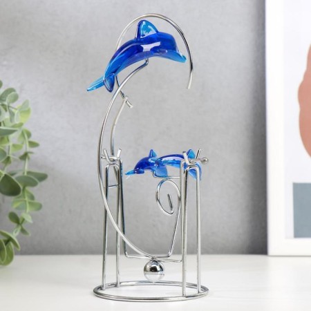 Pendulum "Dolphin" Trio Family 11 x 11.5 x 20 cm-2