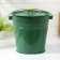 Bucket, 12 l, with a lid, green color