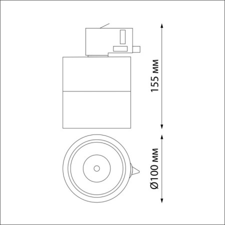 TRUKOL LOW GRODA, 1x15W LED, 4000K, 1300, 3-F, white color-1