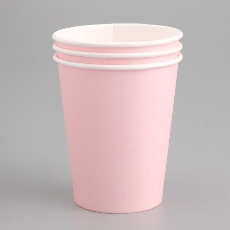 A glass of paper "powder" for hot drinks, 250 ml, diameter 80 mm-1