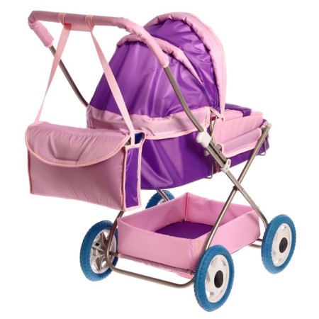 Puppet stroller No. 14, lilac color, light/dark-2