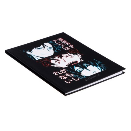 Diary for grades 1-4, "anime. Collage", solid cover 7BC, matte lamination, foil embossing, 48 sheets-1