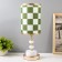 Board lamp "Chess style" E27 40W white-gold 14x14x40 cm Risalux