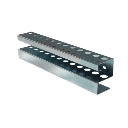 Holder for storage of drills for 29 seats, wall, galvanized steel-2