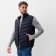 Male vest with lightning Mist, p.48, blue