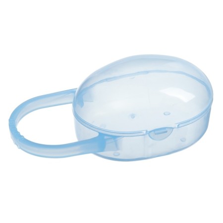 Nipple - orthodontic dummy with a container, +3 months., Blue color-10