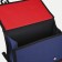 Baby backpack on lightning, blue/red color