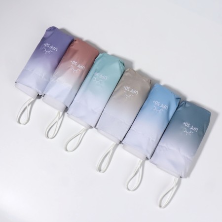 Mechanical “gradient” umbrella, eponge, 5 additions, 6 knitting needles, r = 44 cm, color mix-3