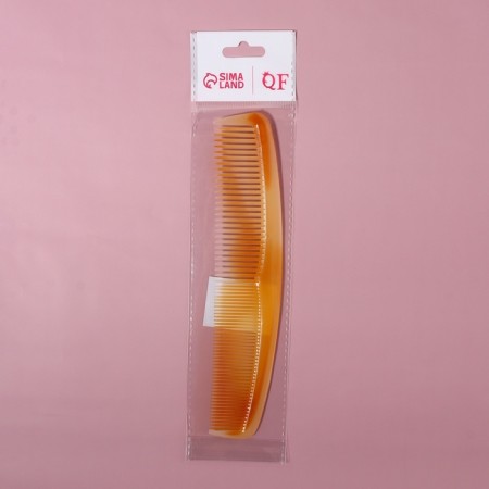 Combined comb, 20 × 4 cm, amber color-3