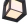 Wall lamp LED, 1x9W 3000k, 22x22x27 cm, black color, white