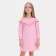 Dress for girls KAFTAN "BASIC Line", size 34 (122-128), pink color