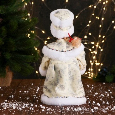 Snow Maiden "Crystal, beige" moves, 28 cm-2