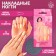 Summer Vibe patch nails, 24 pcs, adhesive plates, ballerina shape, glossy pink/beige/blue color