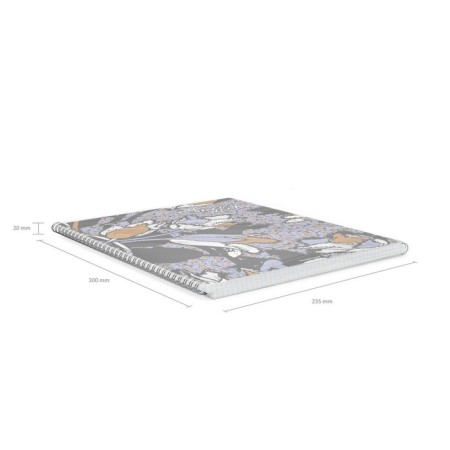 A common notebook with a plastic cover on the Erichkrause® Tulips, A4, 80 sheets, cell-4