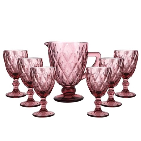 Bekker drinks, 7 items, pink color