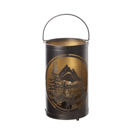Lamp "Sunset in the Forest" LED 3HAAA Black 12x12x20.5cm-9