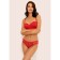 Women's bras of Villama, size 75d, red color