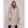 Coat insulated winter female, size 44, beige color