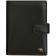 Portmone with a block for rights and a separation for the passport Camel Premium, the color is black