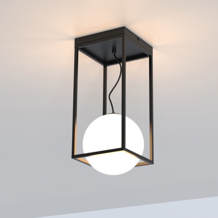 Ceiling chandelier Mantra Desigual, E27, 1x20W, 195x195x425 mm, black color-1