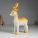 Polystone souvenir "Deer with sprinkling and large horns" 15.5x5x22 cm