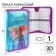 Penal frame with metallic effect, 1 section, 115x20x30 mm, laminated cardboard, cold heart