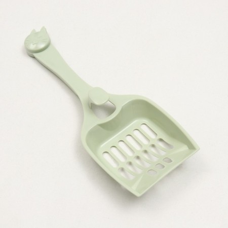 Toilet closed with a scoop, 47 x 40 x 39 cm, white-green-6