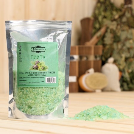 Salt for a bath and bath "Fir" 500 Gr Dobroparov