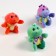 Soft toy "Dragon" on a suction cup, 14 cm, color mix