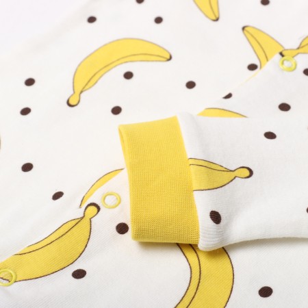 Combiason children, white color/bananas, height 68-2