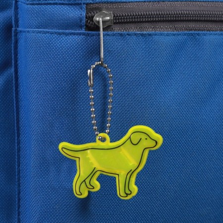 The reflective element "Labrador", bilateral, 5.5 × 4 cm, color mix-1