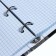 Notebook on rings, 160 sheets in the HIP-HOP cage, hard cover, glossy lamination, shift block 60 g/m2