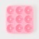 The form for baking the share "Sweets. Donut ", silicone, 28.5x28.5x3 cm, 9 cells (d = 8 cm), pink color