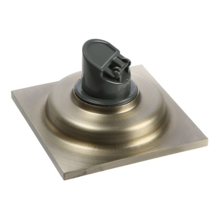 Zein gap, 100x100 mm, vertical, d = 32 mm, stainless steel, antique bronze-4